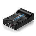 HXSJ HW-2905 1080P Scart To HDMI-compatible Converter Audio Upscale Video Adapter for HDTV Sky Box STB for HD TV DVD with EU/US Power Plug. 
