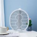 IN 1 Mosquito Killer Lamp USB Rechargeable Electric Foldable Mosquito Killer Racket Fly Swatter 3000V Repellent Lamp. 