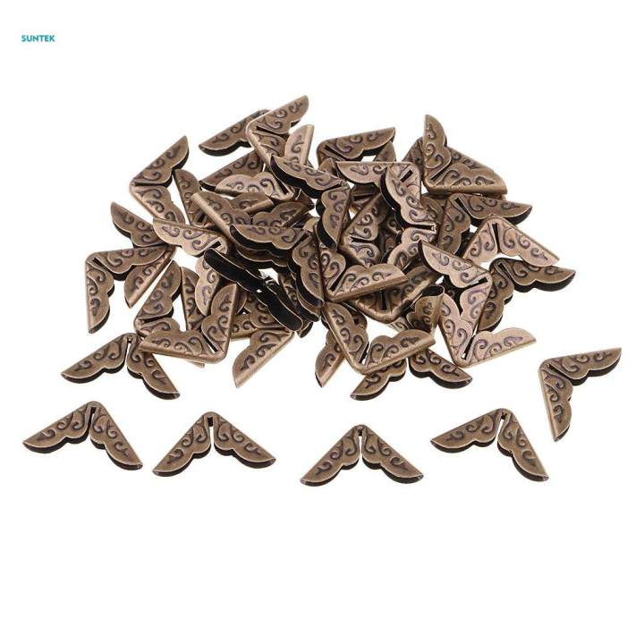 100pcs Metal Corner Book Album Beautification Corner Protectors | Daraz ...