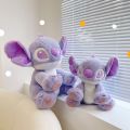 Kawaii Anime Lilo and Stitch Purple Plush Plushie Valentine Cute Soft Pixar Stich Dolls Stuffed Toys for Children Kids Gift. 