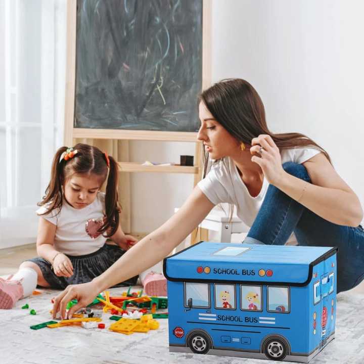 Children's%20Cartoon%20Toy%20Storage%20Box%20with%20Flip-Top%20Lid%20-%20Household%20Goods%20Clothes%20Storage%20Box%20-%20Car%20Pattern%20Coated%20Storage%20Box%20-%20Image%203