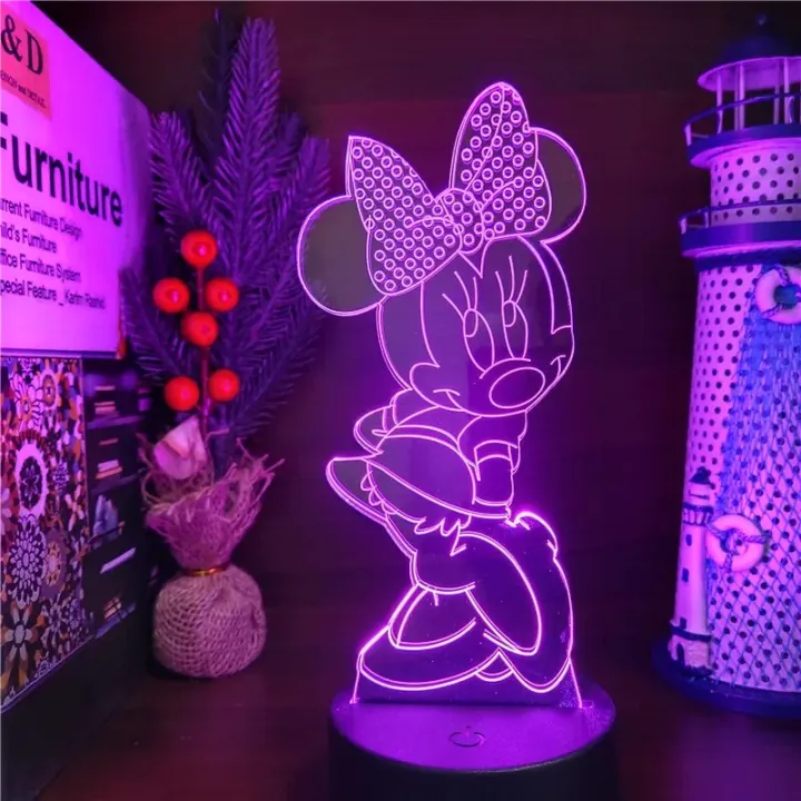 Mickey%20Mouse%20and%20Donald%20Duck%20Cartoon%203D%20Minnie%20Mouse%20Visual%20Night%20Lights%20LED%20Lamp%20Bedroom%20Anime%20Nightlights%20Color%20Changing%20Toys%20-%20Image%202