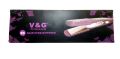 V&G V3 Professional Fast Warm-up Tourmaline wide Ceramic Heating Plate Thermal Performance Hair Straightener Styling Iron Tools. 