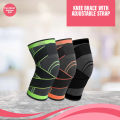 Knee Brace with Adjustable Strap Knee Support & Pain Relief for Sport Running. 