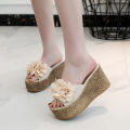 Women's sandals 2018 new Korean version of casual hundred, with open toe shoes beach slippers manufacturers wholesale.