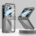 【Hot item】 HODON Full Protective Hinge Phone Cases For Galaxy Z Filp 7 Z Flip6 Z Flip 5 5G ZFlip 4 ZFlip3 Fllip5 Case Colorful Transparent Shockproof Hard Back Cover. 