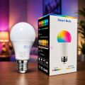Smart LED Bulb 10W RGB+CCT with App Control, Bluetooth/Tuya Compatible, Dimmable Home Lighting Al-Raj Lighting. 