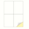 Multi-Purpose Printable White Matte Sticker Labels A4 20sheets for Laser/Inkjet Printers Self Adhesive 1/2/4/8 Labels Per Sheet. 