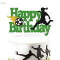 Soccer Cake Topper Decorations Cake Picks for Theme Party Soccer Party Sport. 