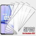 5PCS Tempered Glass For Realme C53 C55 C51 C33 C30 C31 C3 C21 C25Y Screen Protector For Realme 11 10 9 8 7 Pro 5G 7i 8i 9i Glass.
