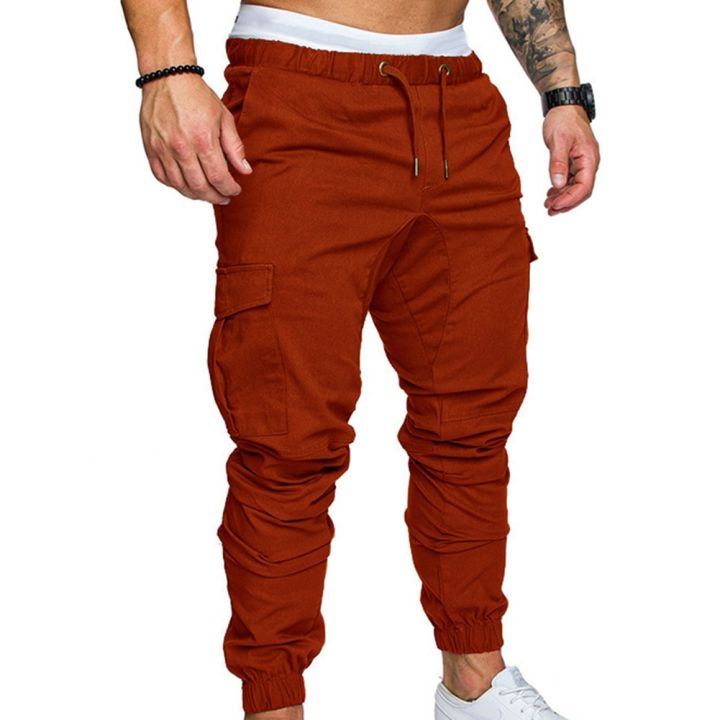 Men%20Casual%20Solid%20Colorckets%20Waist%20Drawstring%20Ankle%20Tied%20Skinny%20Cargo%20Pants%20celana%20panjang%20pria%20salopette%20homme%20Trendy%20-%20Image%206