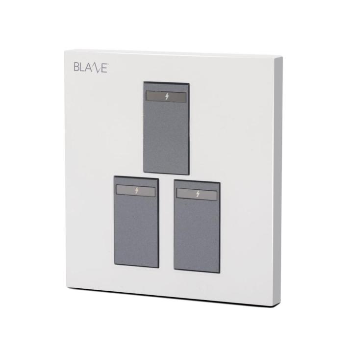 Blaze Crown 3 Gang 1 Way Switch