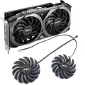 NEW 95MM PLD10010S12HH RTX 3070 VENTUS 2X GPU Fan，For MSI RTX 3060 3060TI 3070 VENTUS、RX 6600 6700 XT Graphics card cooling fan. 