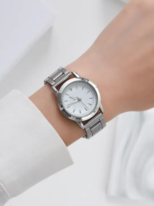 New%206PCS%20Set%20Luxury%20Watches%20Set%20Women%20Silver%20Fashion%20Elegant%20Wristwatch%20Quartz%20Watch%20Ladies%20Clock%20-%20Image%202