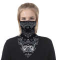 Sunscreen women practicing driving, equipped with sunshade mask for UV full face dust neck protection, integrated sunscreen.