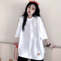 Plus Size Short SleeveTWomen's Korean-Style Loose Summer T-shirt2023New All-Matching Embroidered Simple T-shirt Top.