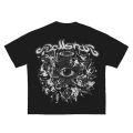 hellstar Graphic T Shirts Men's T Shirt Skull Print O-Neck T-Shirt Men'sLoose Streetwear Clothes Tops 2023 New.