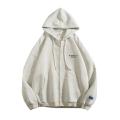 insHong Kong Style Cardigan Sweater Men's Autumn and Winter Korean Style Hooded Jacket Female Students Trendy Loose All-Match Couple Sweaterc. 