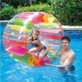 Swimming Pool Floats, Outer Dia 39in Kids Colorful Inflatable Water Wheel Roller Float Giant Roll.