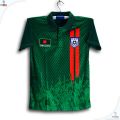 B-d Short Sleeve Collar Football Jersey for Man - Half Sleeve Polo - Bangladesh Fan Jersey 2026-27. 
