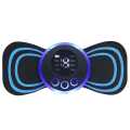 EMS Mini Neck Pulse Massager Electric LCD Display Stretcher EMS Mini Massager 2 pad.