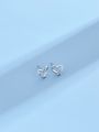 SCute Heart Earrings For Women Simple Gold Color Tiny Stud Earring Jewelry Engagement.