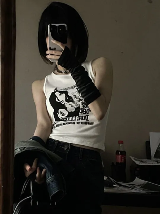 Y2k%20Grunge%20Print%20Sleeveless%20Tank%20Top%20for%20Women%20Ribbed%20Knit%20Vest%20Streetwear%20Aesthetic%20Clothing%20Female%20Crop%20Top%20Women%202000s%20-%20Image%204