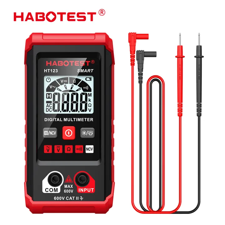 HABOTEST%20HT123%20Digital%20Multimeter%20600V%20AC/DC%202000%20Counts%20High-Precision%20Anti-Burning%20Smart%20Multimeter%20/No%20Need%20To%20Shift%20/NCV%20Non-Contact%20/Automatic%20Identification%20-%20Image%202