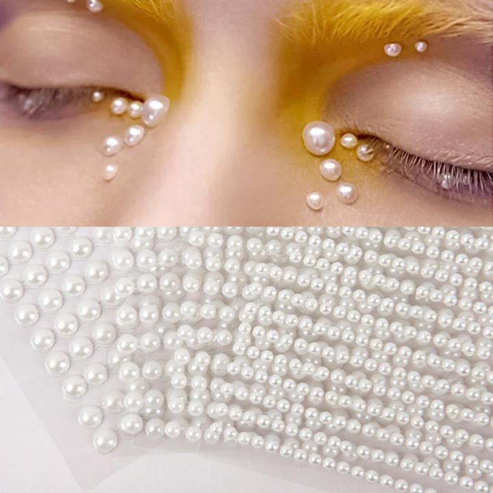 【New and Improved】 Pearl Stickers Stickers/Self-adhesive Pearl Jewellery Stickers/DIY Handmade Decorative