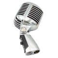 Professional Wired Vintage Classic Microphone Good Quality Dynamic Moving Coil Mike Deluxe Metal Vocal Old Style Ktv Mic Mike. 