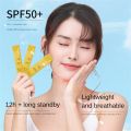 1/3/5/10pcs Breathable Sunscreen Spf50 Skin Care Isolation Waterproof Facial Moisturizer Single Pack Facial Sun Protection 3g.