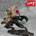 Hot One Piece 10cm Anime Figure GK Roronoa Zoro Three-blade Sa-maximum Manga Anime Statue Action Figure Collection Model Kid Toy. 
