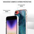 Fashion Plating Marble Case For iPhone SE 2022 / iPhone SE 2020 / iPhone 8 / iPhone 7 Phone Case Soft TPU Rubber Colorful Back Cover. 