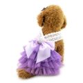 Tutu Skirt Pet Wedding Dress for Small Dog Bow Lace Ruffles Princess Girls Cat Apparel Dress up Costume Birthday Party. 