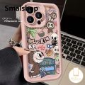 Smalshop Pop Mart Labubu Case Suitable For Infinix Smart 8 Pro Plus 5 7 6 Tecno Spark GO 2024 2023 20C 20 10 Pro Camon 20 Hot 30i 40i 40 20 30 11 9 10 Play Note 12 G96 30 Pro Graffiti Cartoon Cute. 