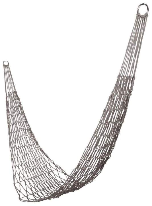 হাতে তৈরি হ্যামক অ্যাডাল্ট দড়ির বিছানা ঝুলন্ত দুলনা সকল মানুষের জন্য বড় সুইং দড়ির বিছানা-1 pice Hammock