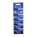 Tianqiu AG13 LR44 357 1.55V Button Cell Alkaline Battery, Pack of 10. 