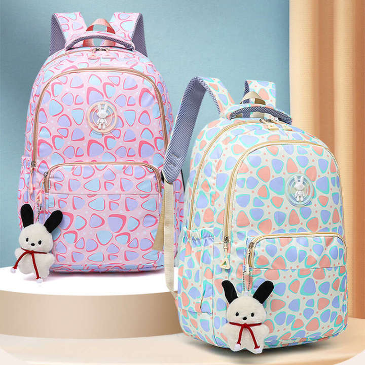 Stepping into the New Versatile Student Function Backpack, Casual Large Capacity Backpack Suitable for Primary, Secondary, and Primary Schools