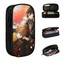 Anime Childe Zhongli Pencil Cases Genshin Impact Pencilcases Pen Box for Student Big Capacity Bag Students School Stationery. 