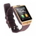 GT08 single SIM smart watch golden colour.