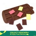 Mini Chocolate Bar Silicone Chocolate Mould--Square Shape - Create Delicious Chocolate Bars With Mini Chocolate Bar Silicone Mould. 
