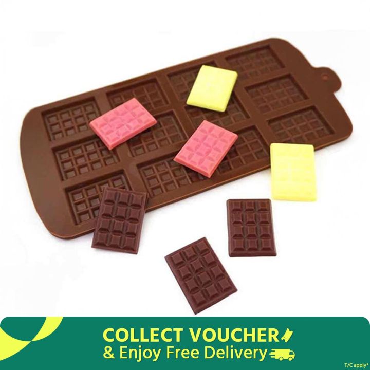 Mini Chocolate Bar Silicone Chocolate Mould--Square Shape - Create Delicious Chocolate Bars With Mini Chocolate Bar Silicone Mould