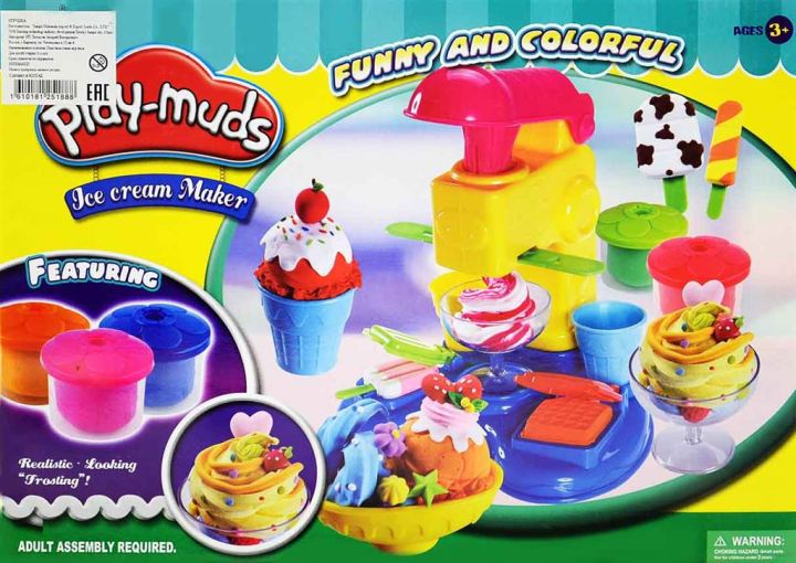 Play Doh Ice Cream Shoppe Make Pretend Ice Cream Swirls Set for Kids with