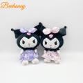 Sanrio Kuromi Plush Toys Soft Stuffed Cartoon Anime Plush Doll For Fans Gifts Collection. 