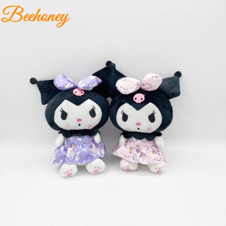 Sanrio Kuromi Plush Toys Soft Stuffed Cartoon Anime Plush Doll For Fans Gifts Collection