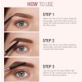 LAMEILA Ultra-thin Head Eyebrow Pencil Black Brown Matte Waterproof Lasting Contouring Eye Brow Pen with Brush Makeup Cosmetics.