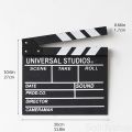 SV-Director Film Clapboard Action Scene Clapper Board Wooden Movie Film Clap Slate, S, Black. 