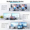 2 Port USB C Hub to Dual HDMI Splitter 4K 60HZ Dual Screen Expansion Type C Docking Station For Macbook Laptop Mobile Phone PC. 