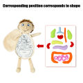 GC Human Body Model Organ Anatomy Plush Toy Learning Organ Teaching Tool Plush Doll Gifts For Preschool Boys Girls.
