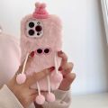 Plush Fluffy Fur Phone Case for Moto Motorola G20 G30 G10 G22 G32 G31 G41 G51 G52 G62 G71 G72 G50 G60 G60S Cover Coque Fundas. 